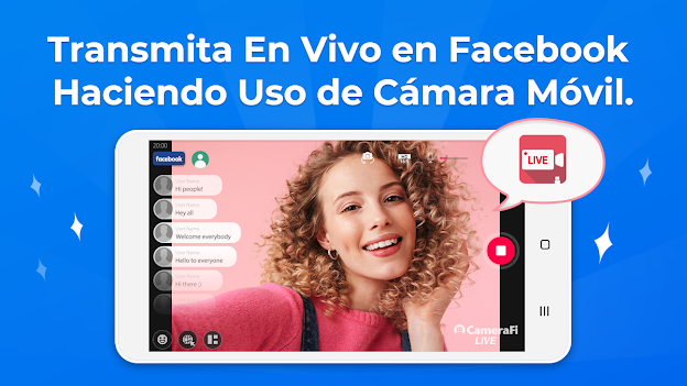 Camara para transmitir clearance en vivo facebook